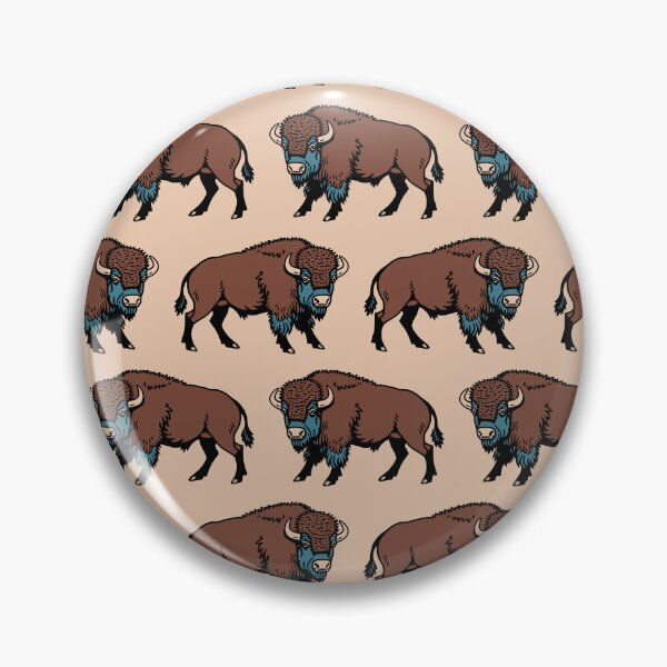 Item preview, Bison Buffalo Pattern designed and sold by tonymagnerart.