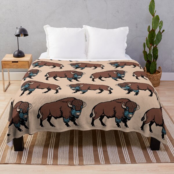 Item preview, Bison Buffalo Pattern designed and sold by tonymagnerart.