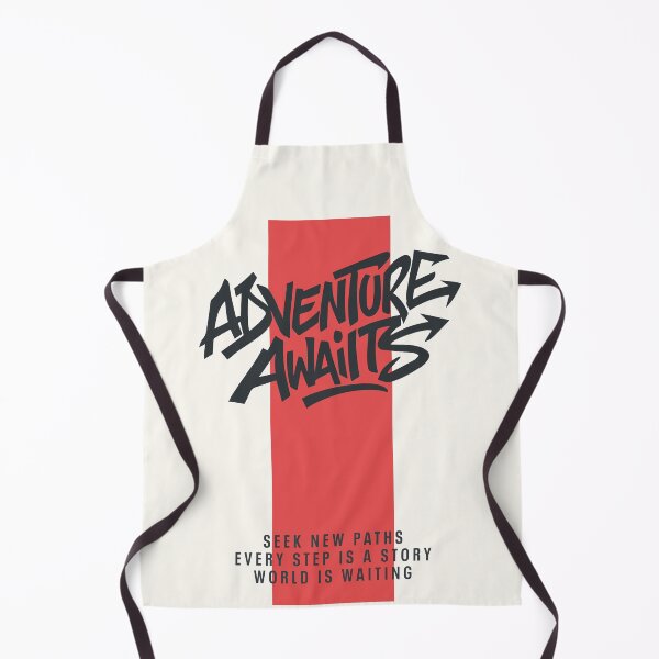 Item preview, Graffiti Text "Adventure Awaits" Typography w/ Red Band designed and sold by LOVE, AMY.