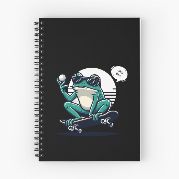 Item preview, Chill Bro Skate Frog designed and sold by SimplifyCD.