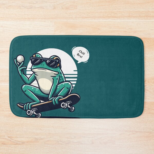 Item preview, Chill Bro Skate Frog designed and sold by SimplifyCD.