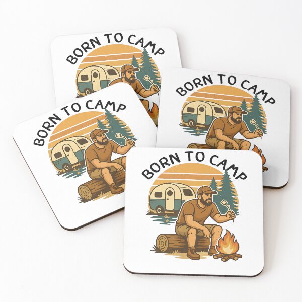 Item preview, Born To Camp designed and sold by CHILLIN-Shop.