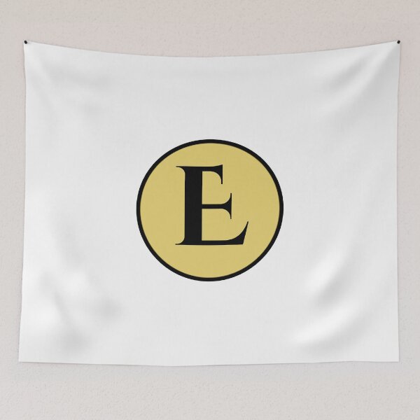 Item preview, Vintage Gold E Monogram designed and sold by rustyroofco.