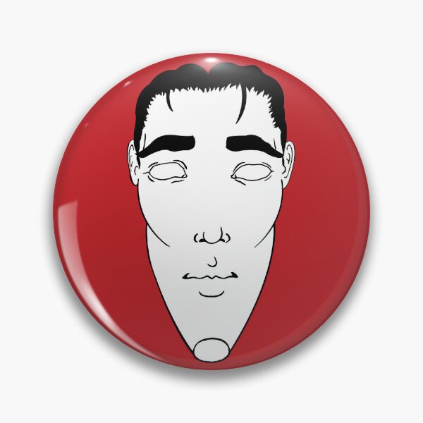 Item preview, Copie de Copie de Copie de Portrait Rouge 10bis (simple, centré), tête, noir, blanc designed and sold by EBFCDesigns.