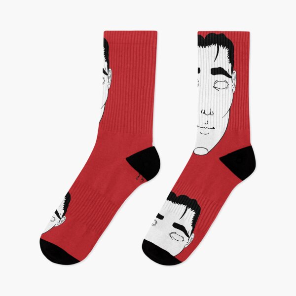 Item preview, Copie de Copie de Copie de Portrait Rouge 10bis (simple, centré), tête, noir, blanc designed and sold by EBFCDesigns.