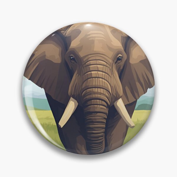 Item preview, Elephant Front View – Majesty of Nature designed and sold by RAKO13.