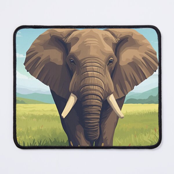 Item preview, Elephant Front View – Majesty of Nature designed and sold by RAKO13.