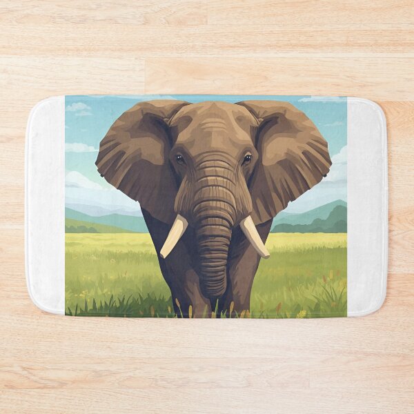 Item preview, Elephant Front View – Majesty of Nature designed and sold by RAKO13.