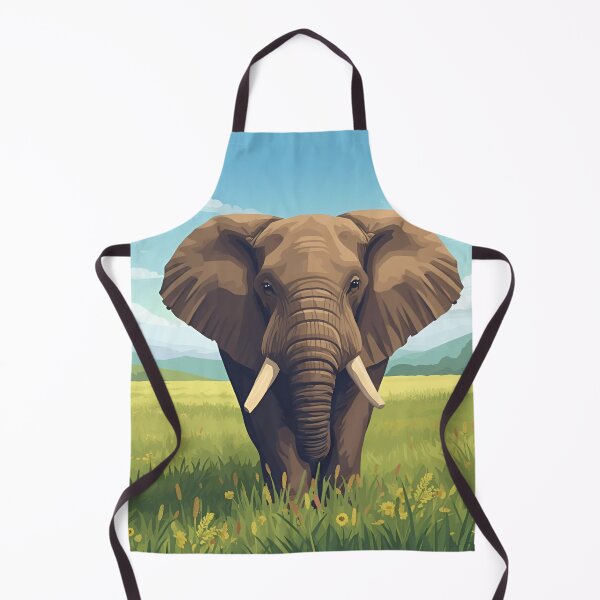 Item preview, Elephant Front View – Majesty of Nature designed and sold by RAKO13.