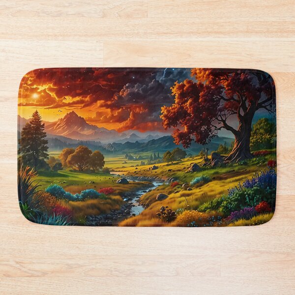 Item preview, The Valley of the Blazing Sky designed and sold by PixelParadies.