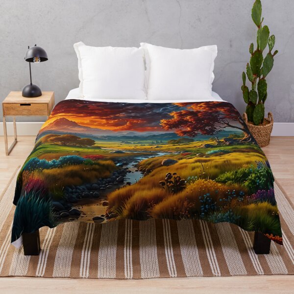 Item preview, The Valley of the Blazing Sky designed and sold by PixelParadies.