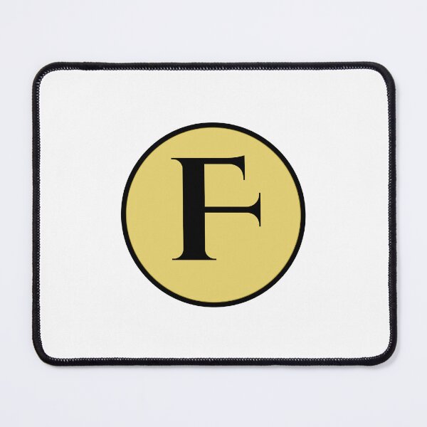 Item preview, Vintage Gold F Monogram designed and sold by rustyroofco.