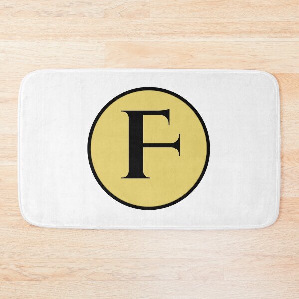 Item preview, Vintage Gold F Monogram designed and sold by rustyroofco.