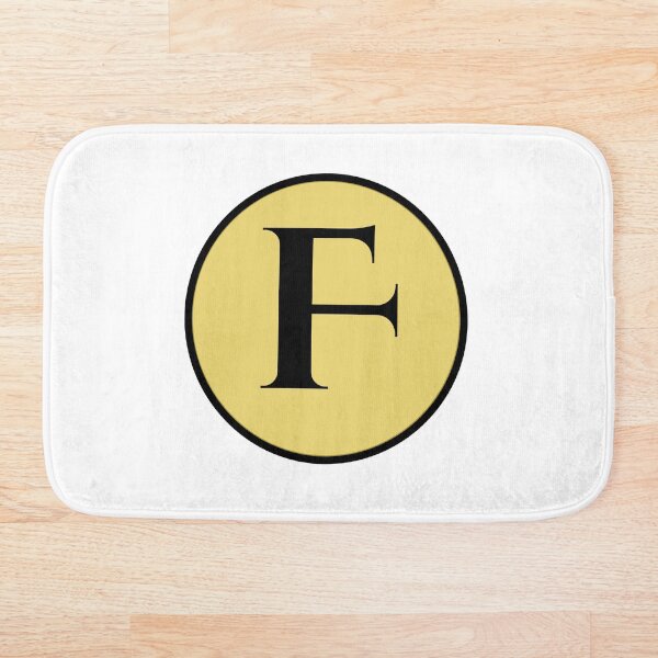 Item preview, Vintage Gold F Monogram designed and sold by rustyroofco.