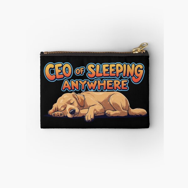 Item preview, CEO of Sleeping Anywhere – Funny Lazy Dog Design designed and sold by ArtivaNest.