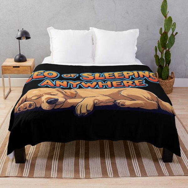 Item preview, CEO of Sleeping Anywhere – Funny Lazy Dog Design designed and sold by ArtivaNest.