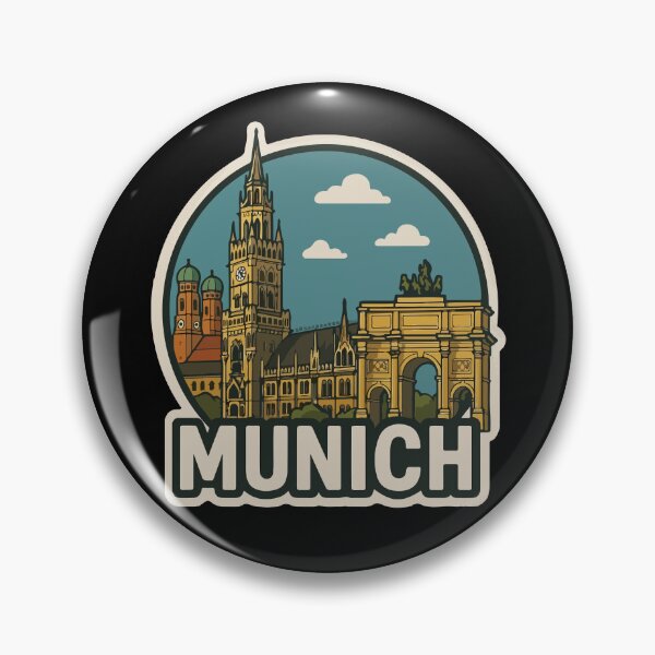 Item preview, Munich Travel Souvenir Sticker designed and sold by rogue-design.