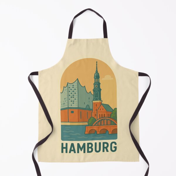 Artikelvorschau, Hamburg Reise-Souvenir-Aufkleber entworfen und verkauft von rogue-design.