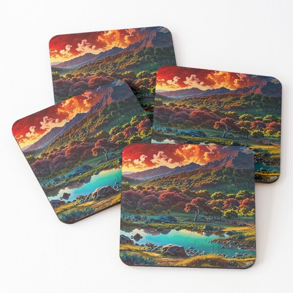 Item preview, Sunset on the lake designed and sold by PixelParadies.