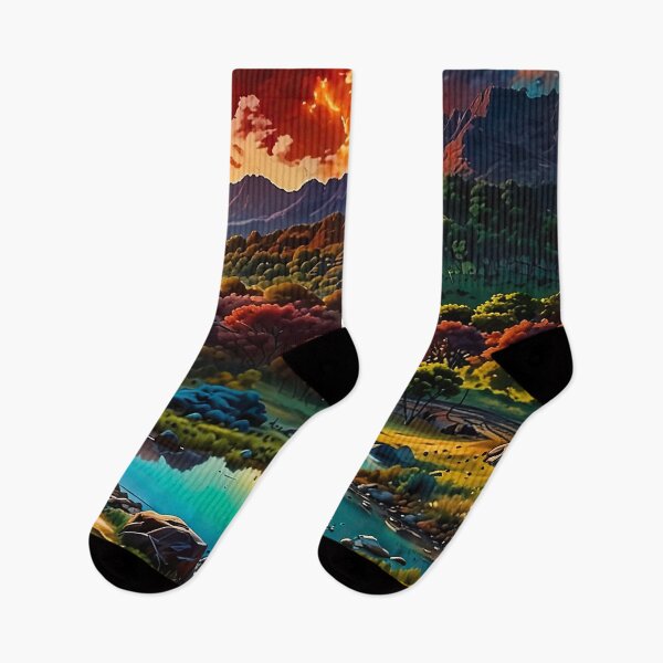 Item preview, Sunset on the lake designed and sold by PixelParadies.