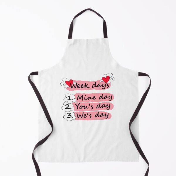 Item preview, Week Days – Mine Day, You’s Day, We’s Day • Giorni della Settimana Romantici • أيام الأسبوع العاطفية designed and sold by LenaBlueDesigns.