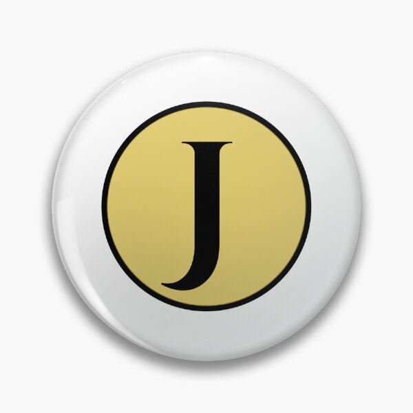 Item preview, Vintage Gold J Monogram designed and sold by rustyroofco.