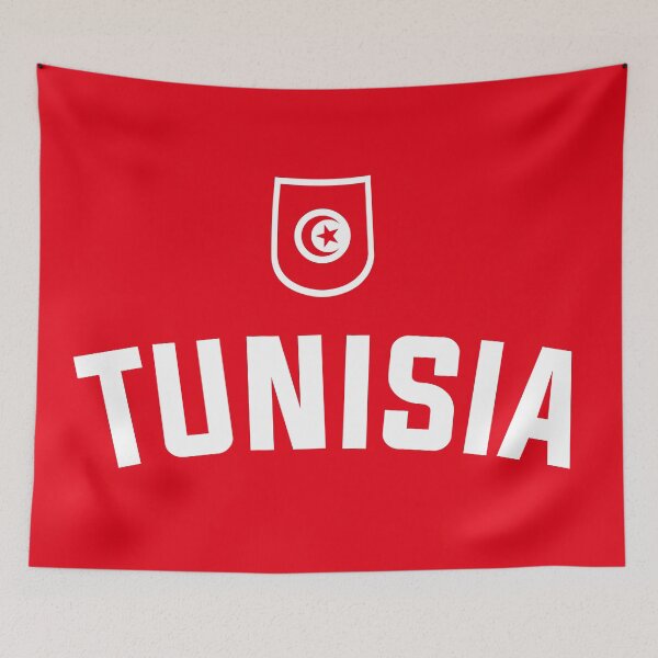 Item preview, Tunisia T-shirt design designed and sold by Wolagno.