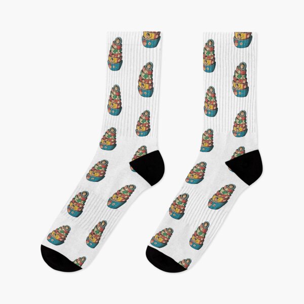 Item preview, Matryoshka Careers – Retro Russian Nesting Dolls, Babushka with Professions designed and sold by Okada's t-shirts & accessories.