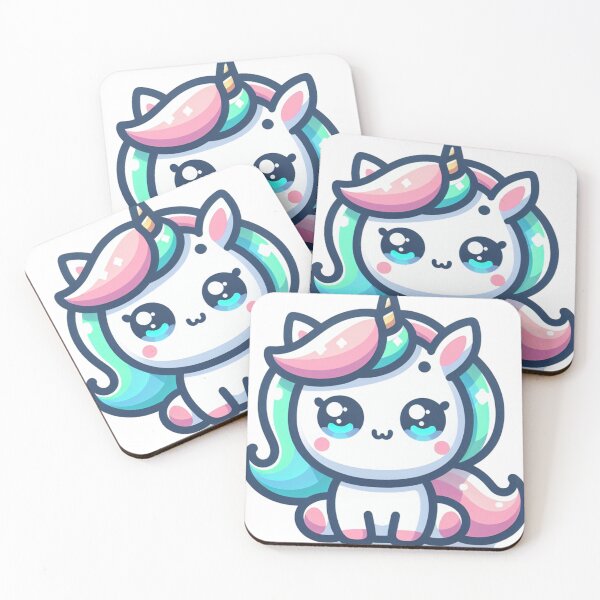 Item preview, Adorable Chibi Unicorn designed and sold by Vision Crafted.