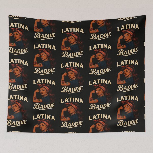 Item preview, Reina del Barrio – Latina Baddie Empowerment Streetwear Art designed and sold by ReyDeLaCalle.
