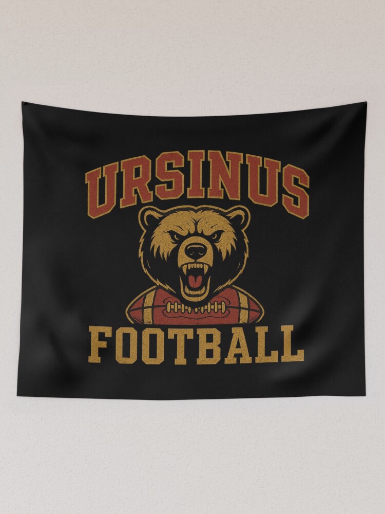 Ursinus College Football Tapestry – Bears Wall Decor for Dorms & Game Day Tapestry