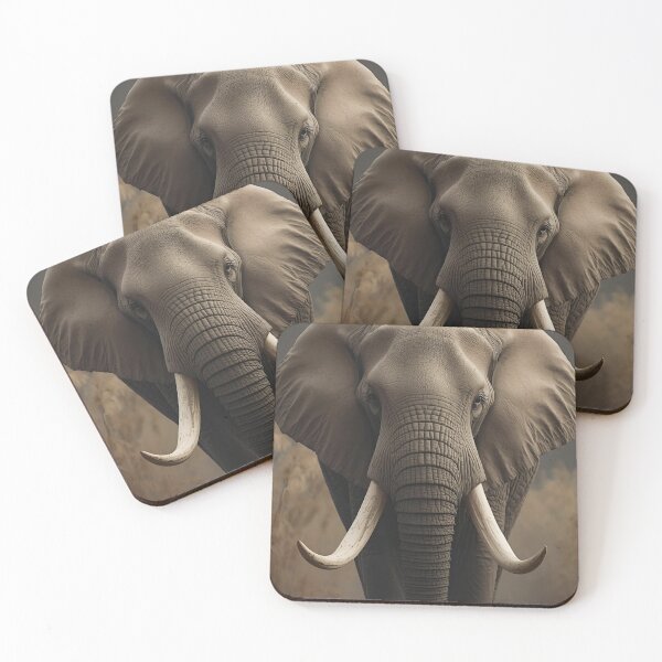 Item preview, Elephant Front View – Majesty of Nature designed and sold by RAKO13.