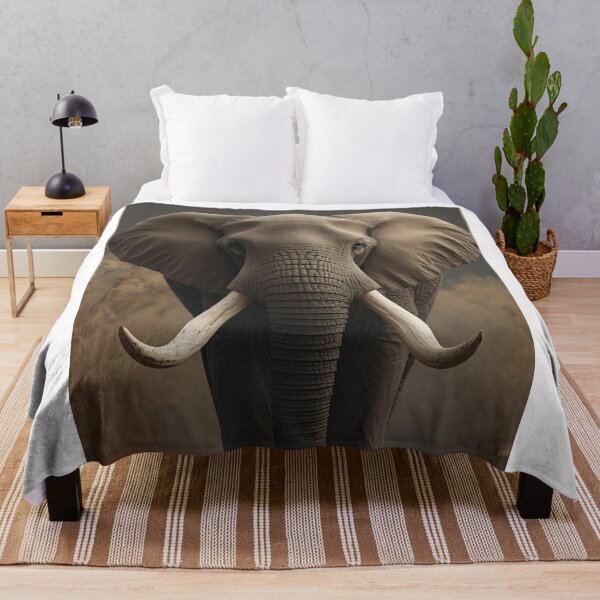 Item preview, Elephant Front View – Majesty of Nature designed and sold by RAKO13.