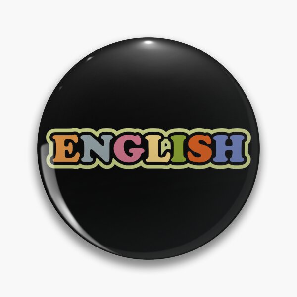 Item preview, School subjects label English colourful  designed and sold by MyYellowBird.