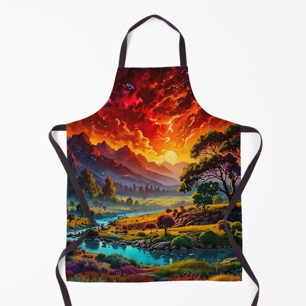 Item preview, The Valley of the Blazing Sky designed and sold by PixelParadies.