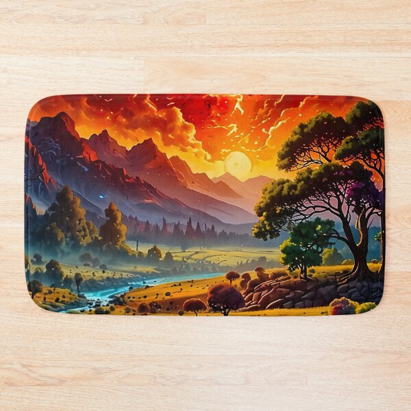 Item preview, The Valley of the Blazing Sky designed and sold by PixelParadies.