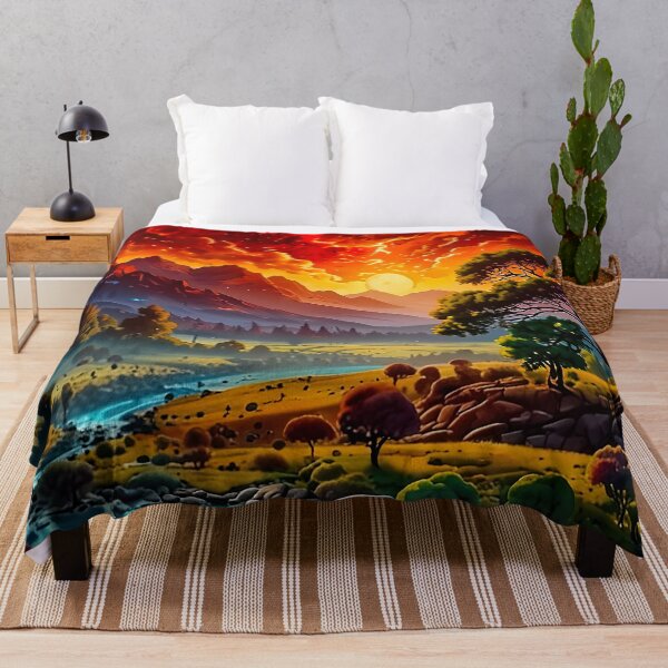 Item preview, The Valley of the Blazing Sky designed and sold by PixelParadies.