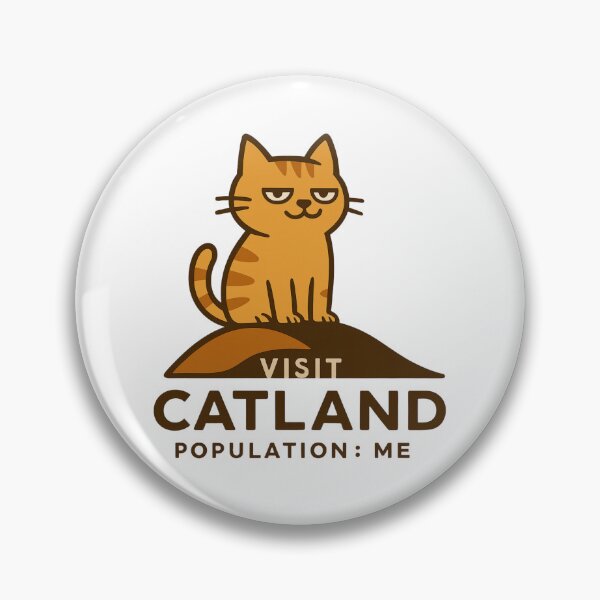 Item preview, Visit Catland – Population: Me – Travel Poster Cat Tee designed and sold by PurfectAttitude.