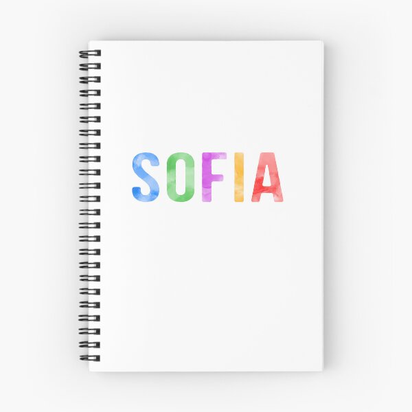 Item preview, Sofia Name Bright Colors designed and sold by Jeallan Designs.