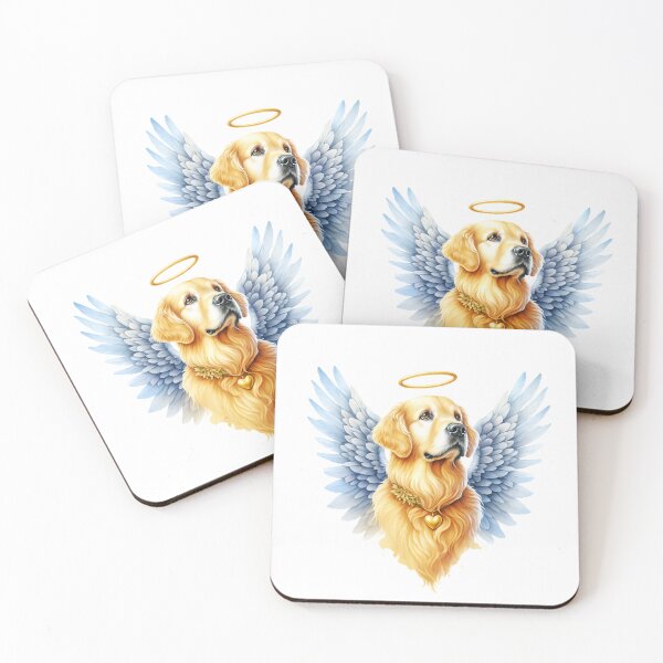 Item preview, Golden Retriever Angel designed and sold by TheAnimalZ00.