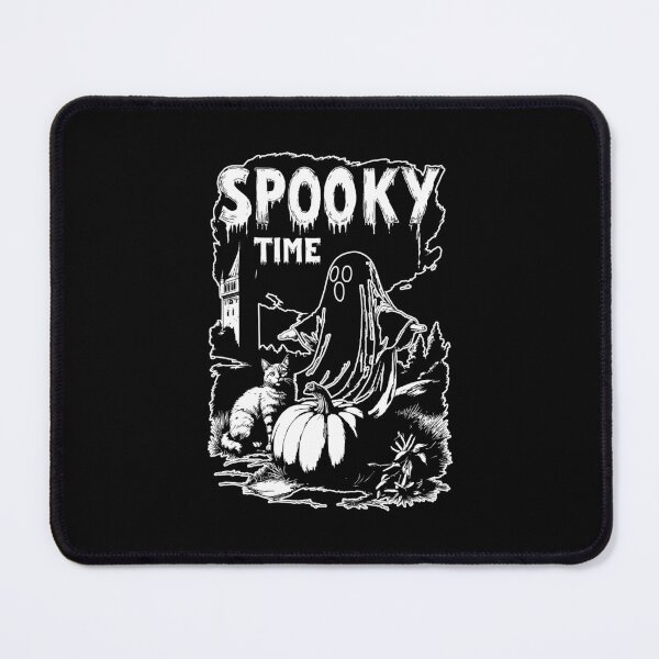 Item preview, Spooky Ghost Time Halloween Cat Pumpkin Design designed and sold by HasHs.