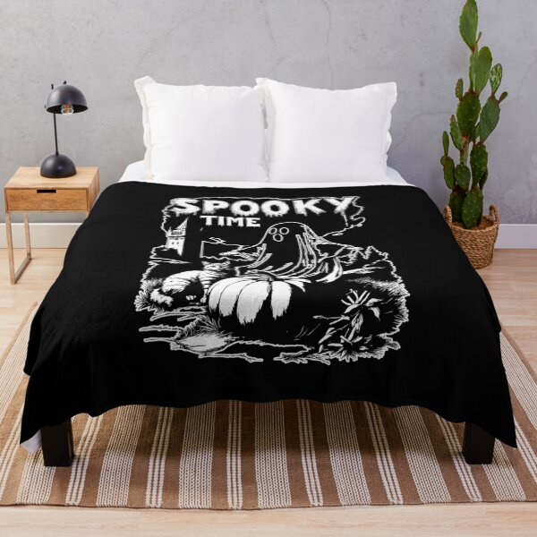 Item preview, Spooky Ghost Time Halloween Cat Pumpkin Design designed and sold by HasHs.
