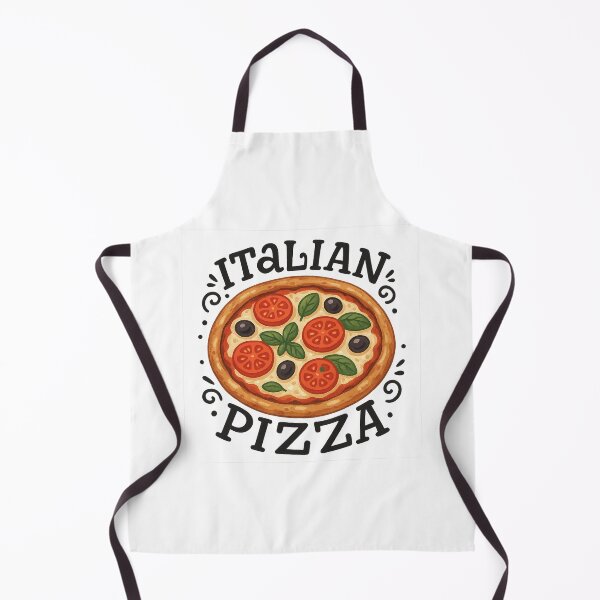 Item preview, Funny Italian Pizza Illustration with Playful Typography designed and sold by optimusprime39.