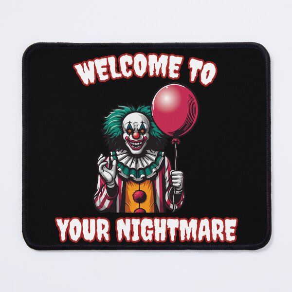 Item preview, Welcome to Your Nightmare Clown Balloon | Scary Carnival Horror Shirt, Creepy Circus Tee for Halloween designed and sold by Karma Design.