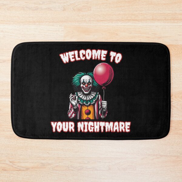 Item preview, Welcome to Your Nightmare Clown Balloon | Scary Carnival Horror Shirt, Creepy Circus Tee for Halloween designed and sold by Karma Design.