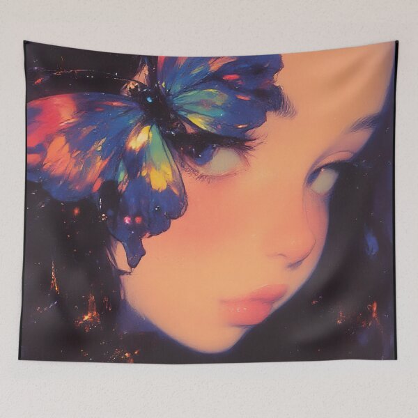 Item preview, butterfly girl  designed and sold by ururuty.