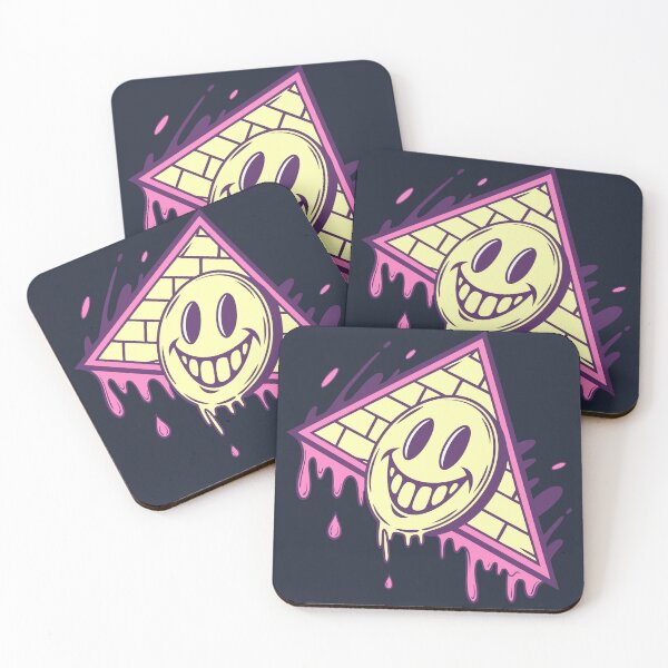 Item preview, Psychedelic Triangle Smiley designed and sold by Indoni.