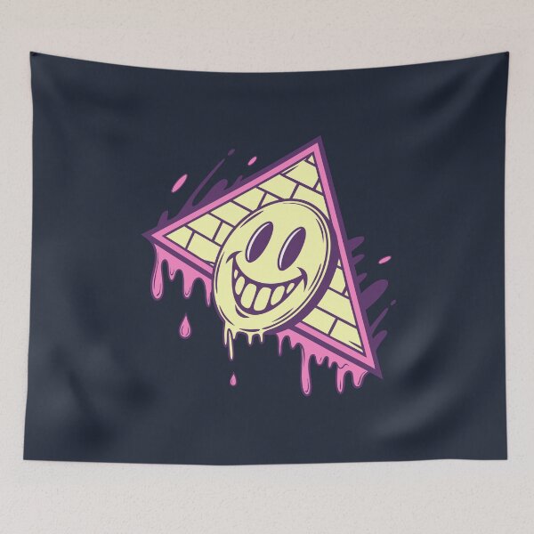 Item preview, Psychedelic Triangle Smiley designed and sold by Indoni.