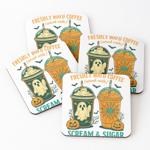 Item preview, Freshly boo'd coffee｜coffee halloweener｜coffee halloweening｜coffee halloweening｜iced coffee clipart｜trending coffee｜halloween coffee lovers designed and sold by PixelBlooming.