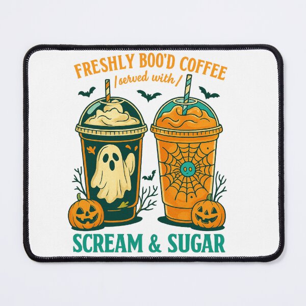 Item preview, Freshly boo'd coffee｜coffee halloweener｜coffee halloweening｜coffee halloweening｜iced coffee clipart｜trending coffee｜halloween coffee lovers designed and sold by PixelBlooming.